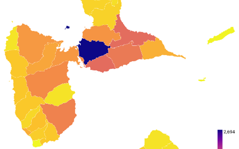 Guadeloupe : mortalité en hausse et fractures sociales persistantes